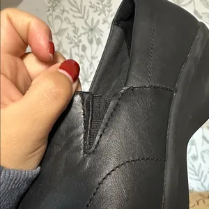 Worx Womens Black Leather‎ Slip On Work Comfort Slip Resistant Shoes Sz 10 M thumbnail 8
