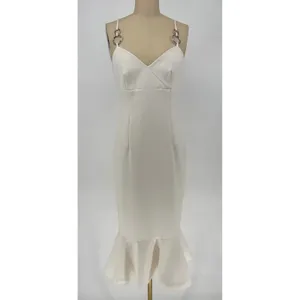 New!‎ Likely Hirsch Midi Flute Dress in White Size 2 $298 thumbnail 5