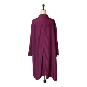 GB X Amanda Uprichard Maroon Gwynnie‎ Bee Long Sleeve Tie Neck Shift Dress 2X thumbnail 3