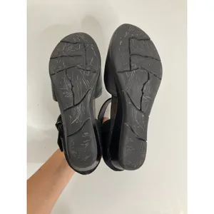 OTBT Companion Black Leather Mary Jane Wedge Shoes 8M 17F935‎ thumbnail 6