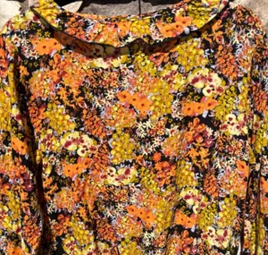Free People Heatwave Floral Bodysuit Size Medium Boho Ruffle Bell Sleeve NWT thumbnail 8