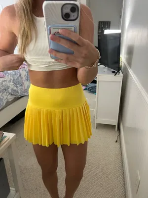 SheIn Yellow Skirt thumbnail 2