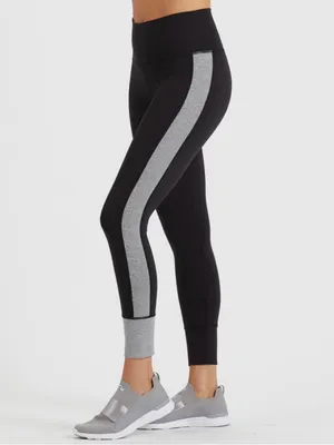 Vuori Origin Color Block Leggings Black Gray Leggings Size XXS thumbnail 3