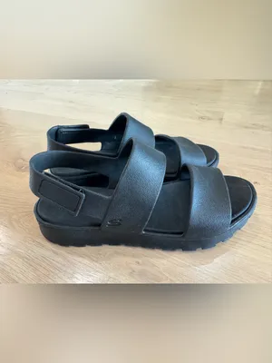 Skechers Foamies Arch Fit Footsteps Day Dream sandals black size 9 thumbnail 2