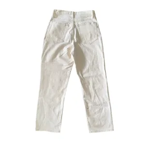 Abercrombie & Fitch Curve‎ Love Ankle Straight Jeans Womens 28 Short Cream NWT thumbnail 3