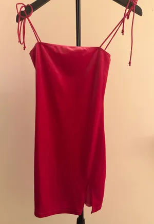 Pink motel Dress mini velvet thumbnail 1