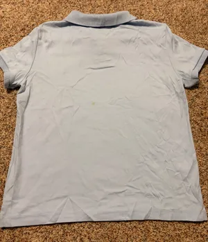 State Farm work shirt ladies women Small 6-8 polo collared Catastrophe Services Lands End brand. Cotton. Used. Small stain on the back shown in photos. thumbnail 7