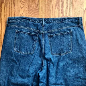 Old Navy Mid-Rise Wow Baggy Wide-Leg Dark Blue Wash Jeans Women’s Plus Size 20 thumbnail 9