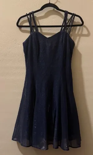 VTG Shimmer Mini Prom Dress thumbnail 1