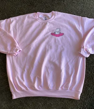 My Melody Pink Sweatshirt Size XL thumbnail 1