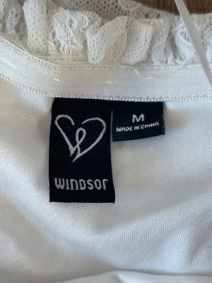 Windsor Strapless White Lace Midi Dress - Size Medium thumbnail 5