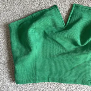 Maeve by Anthropologie Corset Style Crop Top Strapless Green Women's Size Large thumbnail 5
