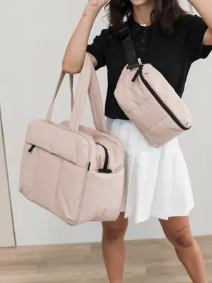 Calpak Luka Belt Bag in Rose Quartz thumbnail 8