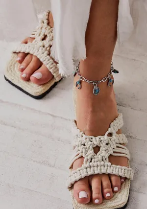 Free People Sandri Macrame Sandals thumbnail 2