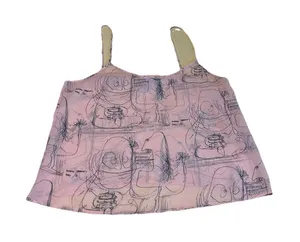 Chiffon By American Apparel Semi Sheer Cami Size M Morris Charmsy Sketch May ‘76 thumbnail 1