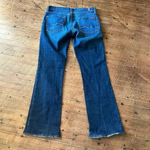 7 for All Mankind western cowboycore 27 luxe bootcut jeans thumbnail 3