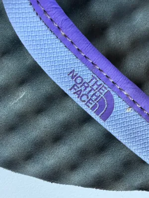 The North Face Women's Purple and Black Women's Flip Flops sz 10 thumbnail 3