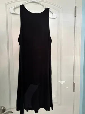 A New Day Black long summer dress thumbnail 3