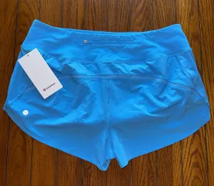 Lululemon Speed Up Short High Rise 2.5” Mesh Vent Ocean Wave Size XL/Size 12 NWT thumbnail 1
