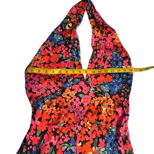 Lulus Bold Presence Floral Satin Halter Midi Dress - Size S thumbnail 6