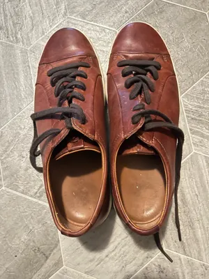 brown leather ECCO Soft sneakers  thumbnail 1
