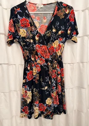 Dress floral Black Size M thumbnail 1