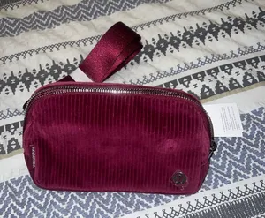 Lululemon Everywhere‎ Belt Bag 1L Corduroy- Deep Luxe/Silver thumbnail 1