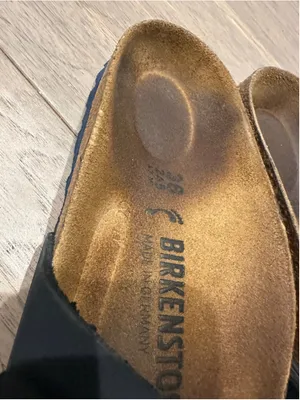 Birkenstock Madrid Big Gold Buckle Midnight Nubuck Nar - Navy - size 38 EU thumbnail 3