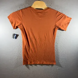 1686 | NWT ProEdge Texas Longhorns‎ Hook Em Graphic Tee Burnt Orange Women M thumbnail 2