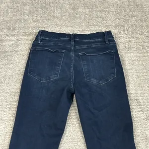 Frame Le Pixie High Rise Flare Jeans Womens 27 Dark Wash Blue Denim Stretch thumbnail 7