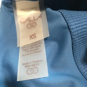 Calia Women's Scoop Neck Support Tank in Cosmic Blue size XS NWT thumbnail 5