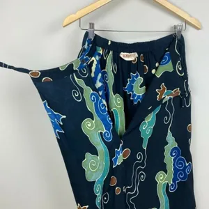 Serendipity 2-Piece Set S Maxi Faux Wrap Skirt Tank Top‎ Boho Navy Island Chic thumbnail 4