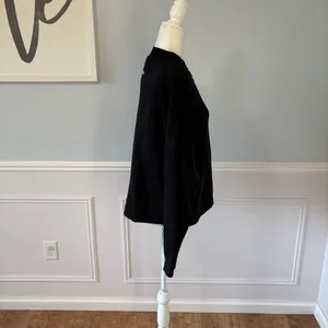 Nike NSW Rally Jacket Varsity Air Cropped Black Sz XL Athleisure Athlete Gym thumbnail 6