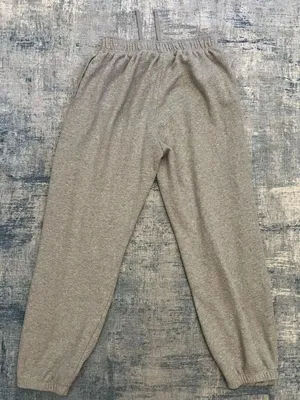 Nike Heathered Gray Club Fleece Mid Rise Oversized Sweatpants Women's Small thumbnail 2