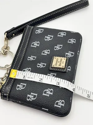 Dooney & Bourke‎ Black Logo Wristlet with Detachable Strap thumbnail 6