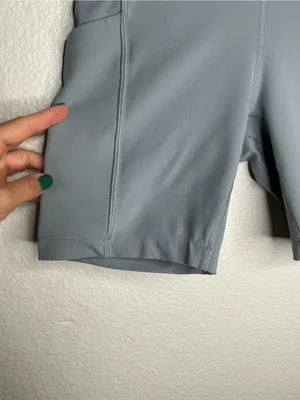 Lululemon Align High Rise Short with Pockets grey 4 thumbnail 7