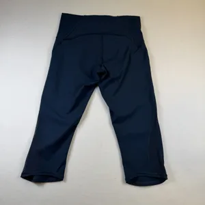 Lululemon Wunder Train High-Rise Crop 23" Womens Size 8‎ Blue Yoga Leggings thumbnail 2