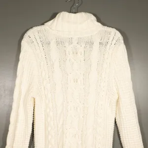 NWOT Lauren Ralph Lauren White Turtleneck Size Medium thumbnail 7
