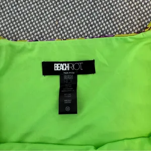 BEACH RIOT betsy one piece in lime punch gardenias size M thumbnail 6