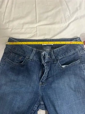 Women’s Dark Blue Straight-Leg Jeans thumbnail 7