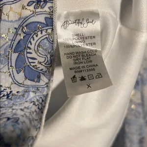 Arula Altard State Womens Paisley Blue Blouse “X” Xl thumbnail 4