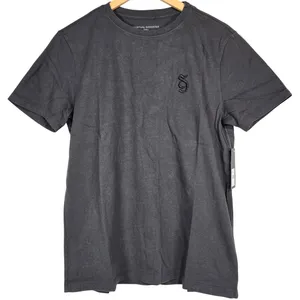 Spiritual Gangster‎ Monogram Short Sleeve T-Shirt Vintage Black S NWT thumbnail 1
