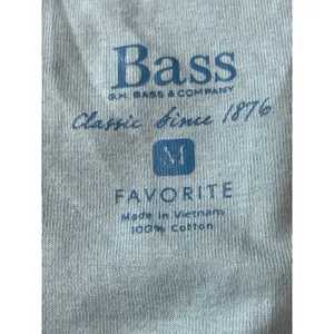 GH Bass Blue Fountain Favorite 100% CottonV-neck Short Sleeve T-shirt Size M NWT thumbnail 10