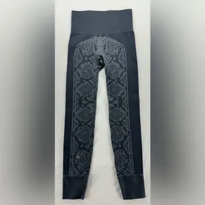 lululemon athletica Black Snake-Print Seamless Leggings thumbnail 2