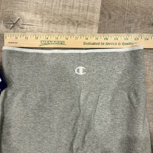 Champion Oxford Gray /White Seamless Leggings With Logo On Legs Womens Large NWT thumbnail 7