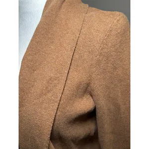 J.Crew Camel Open Front Cardigan Size‎ XS Longline Knit Coatigan Tan Brown thumbnail 6