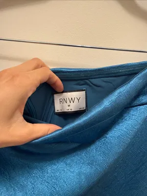 Runaway the Label teal strapless dress thumbnail 2
