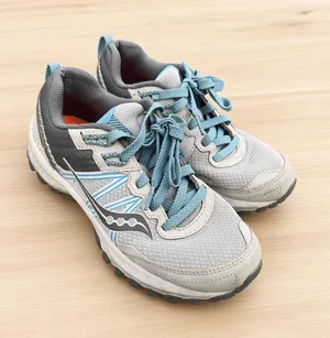 Saucony Women’s Excursion TR Running Trail Shoes Gray Blue Size 5.5 thumbnail 1