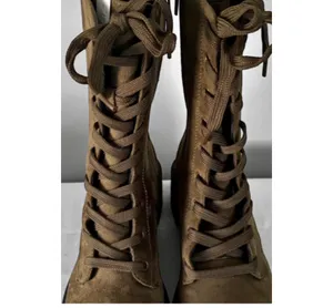 Rouge Helium taupe green combat boots thumbnail 10