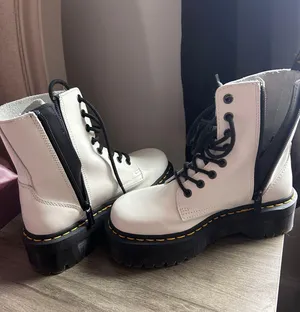 White Doc Marten Boots thumbnail 3